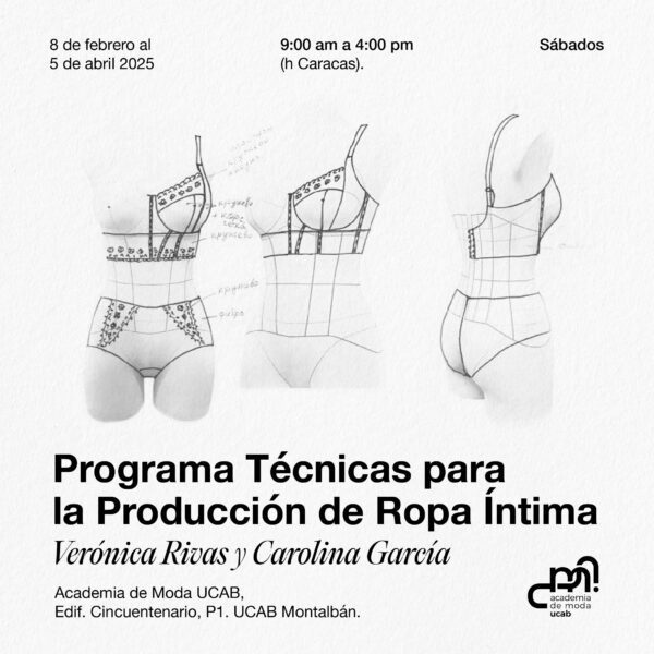 Programa. Técnicas para la producción de ropa íntima.